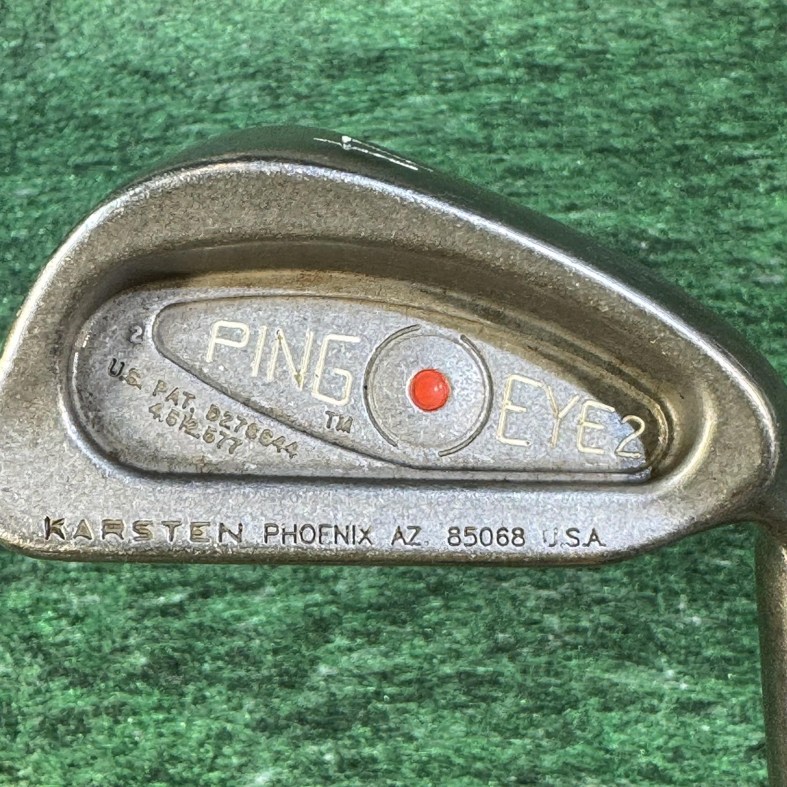 Vintage Ping Eye 2 4 Iron Red Dot Karsten Phoenix AZ USA Steel Shaft RH