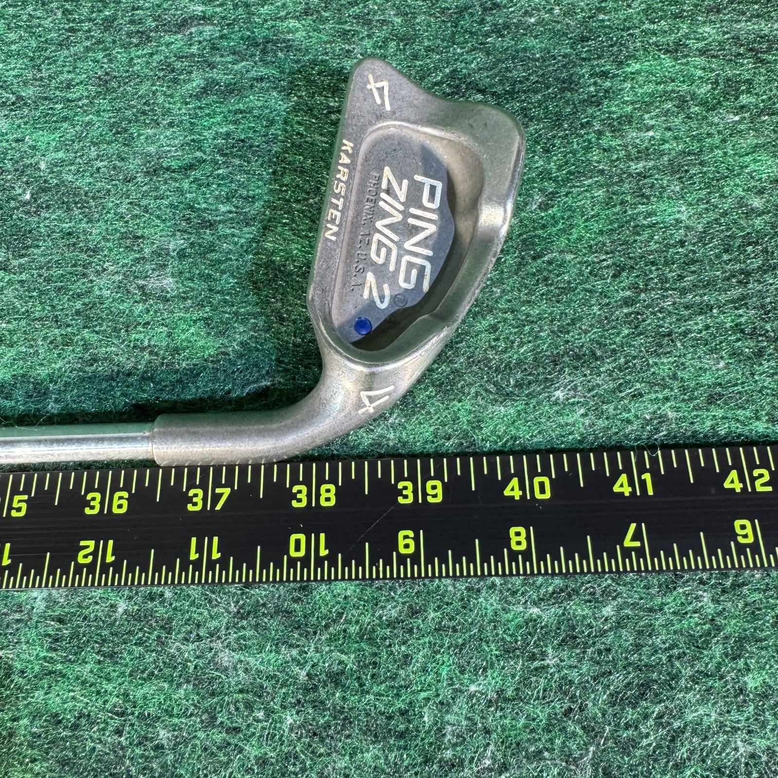 Ping Zing 2 4 Iron RH Karsten USA JZ Steel Shaft Vintage Black Dot