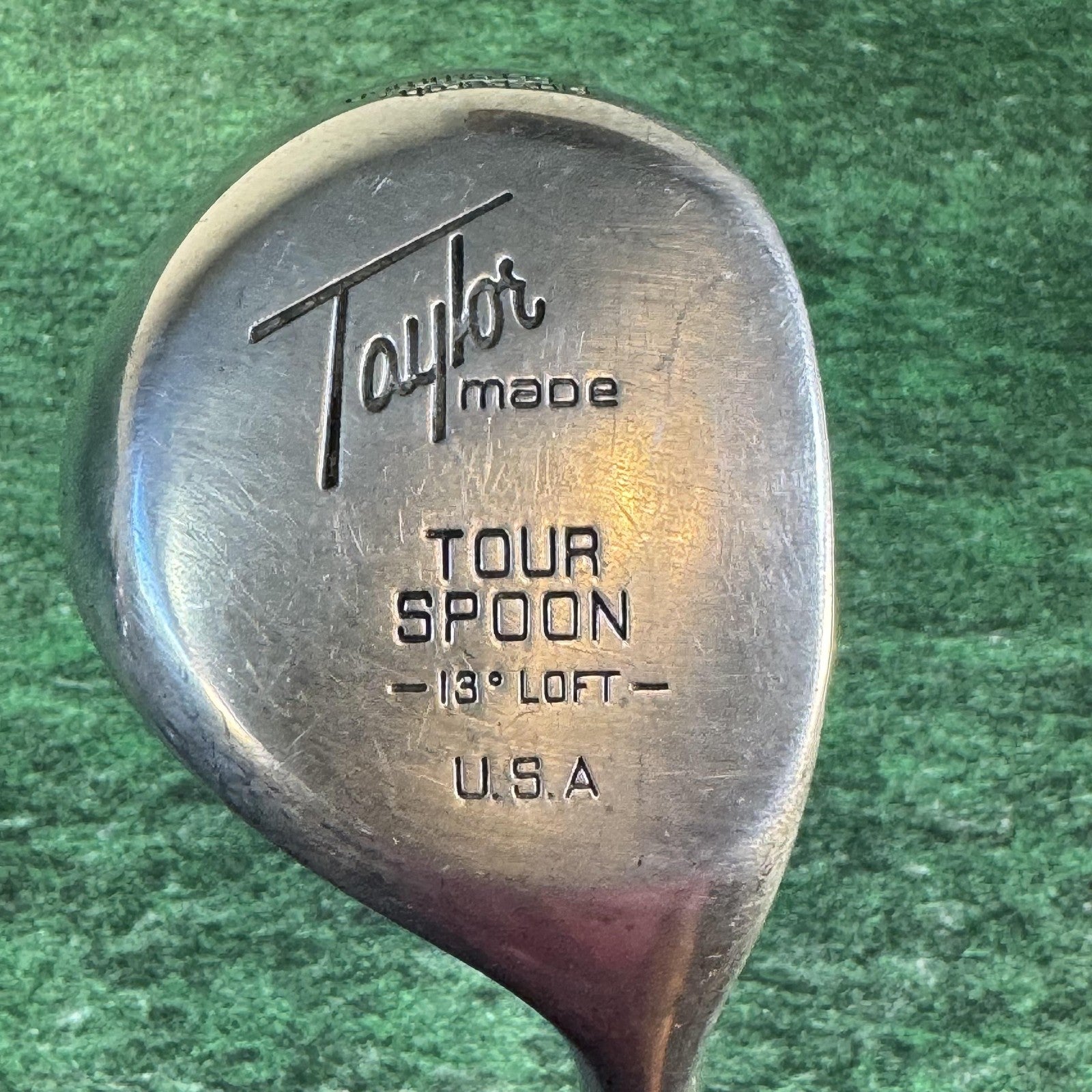 Vintage TaylorMade Tour Spoon 13° 3 Wood Pittsburgh Persimmon Metalwood USA