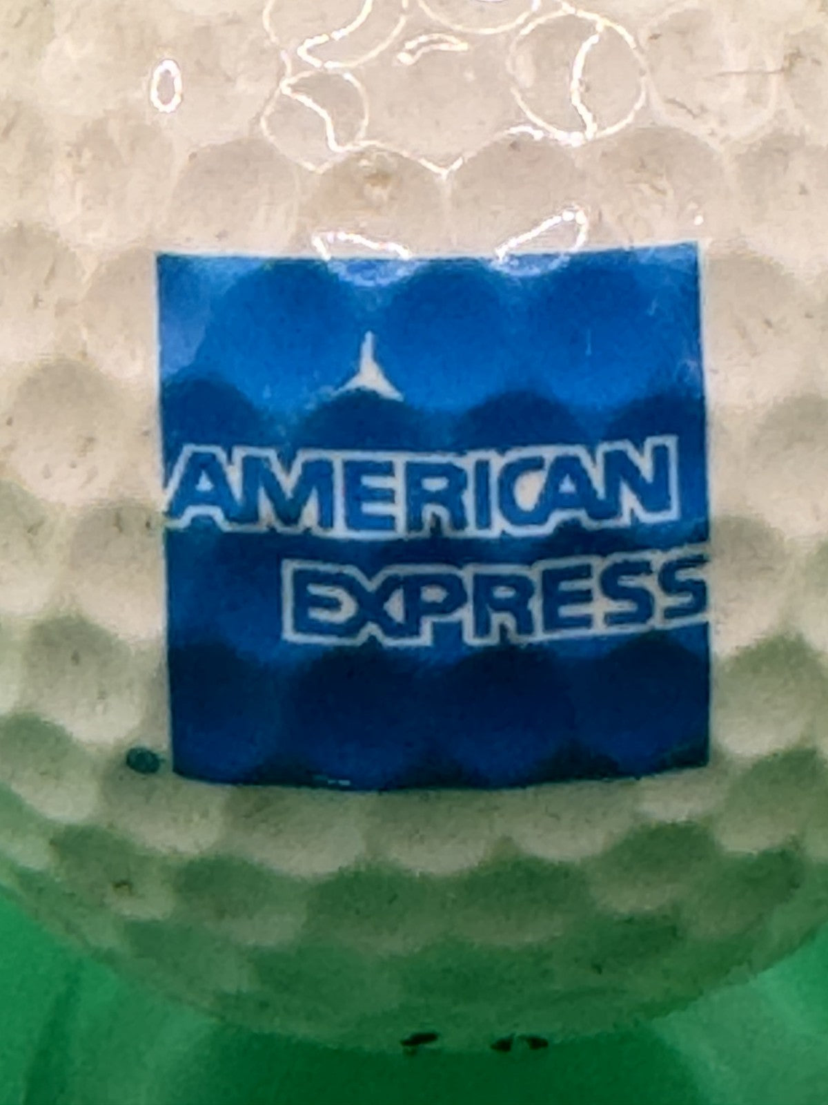 Titleist DT Distance Golf Ball American Express Logo Collectible White Ball Used