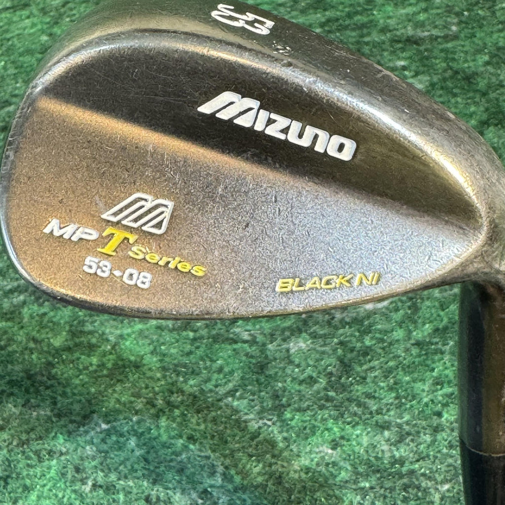 Mizuno MP T Series 53-08 Wedge Black NI Golf Club FCM 6.0 Flex Karma Grip RH