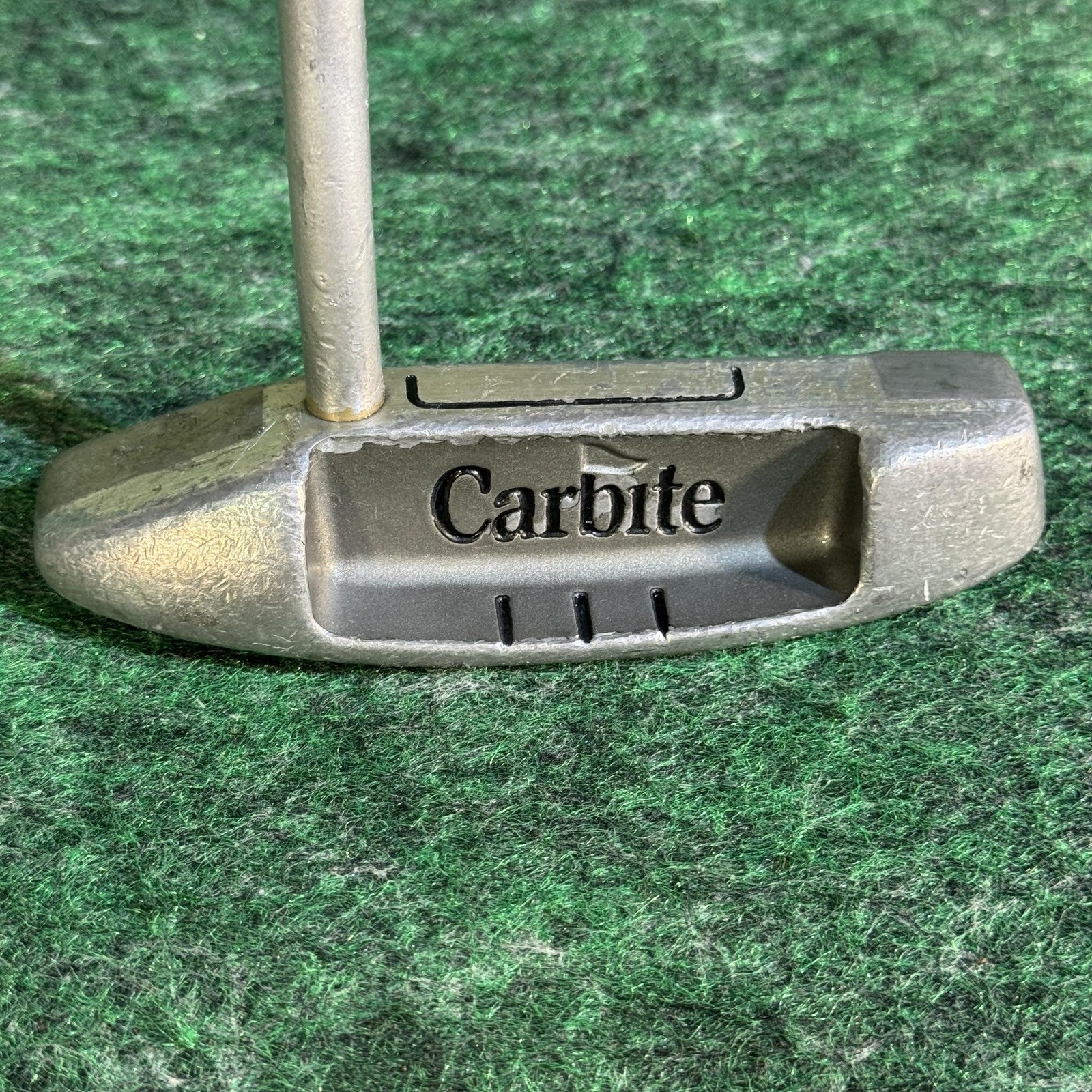 Carbite HZ Blade Putter Steel Shaft Heel-Shafted Cavity-Back Golf Club Lines