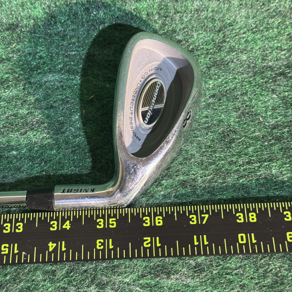 Knight Connexion 8 Iron Mens RH Regular Flex Steel Shaft Stainless Silver Club