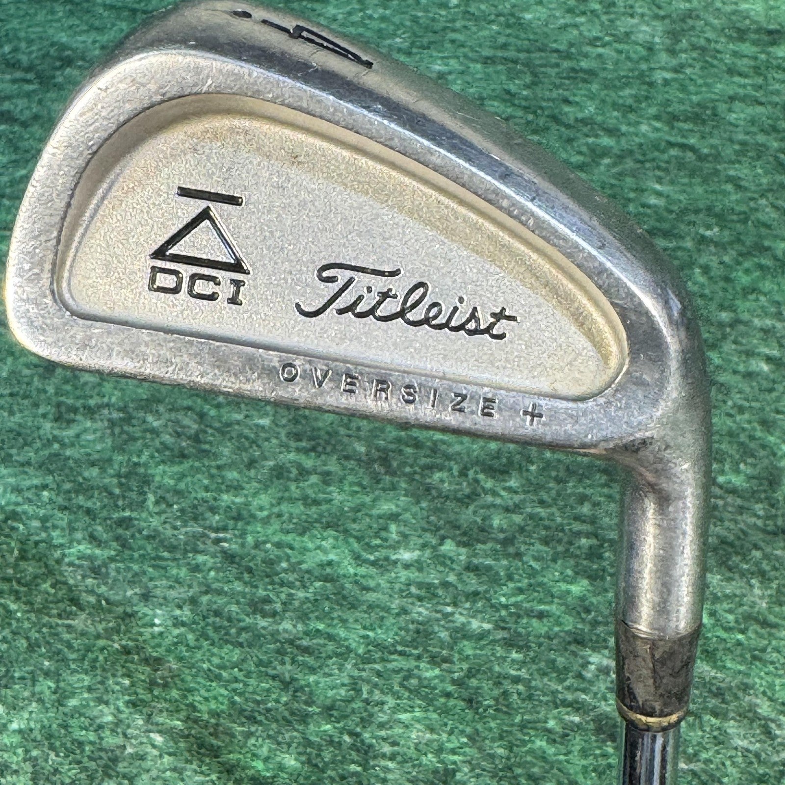 Titleist DCI Oversize + Irons Set 4-9 P Mens RH R300 Steel Stainless Golf Clubs