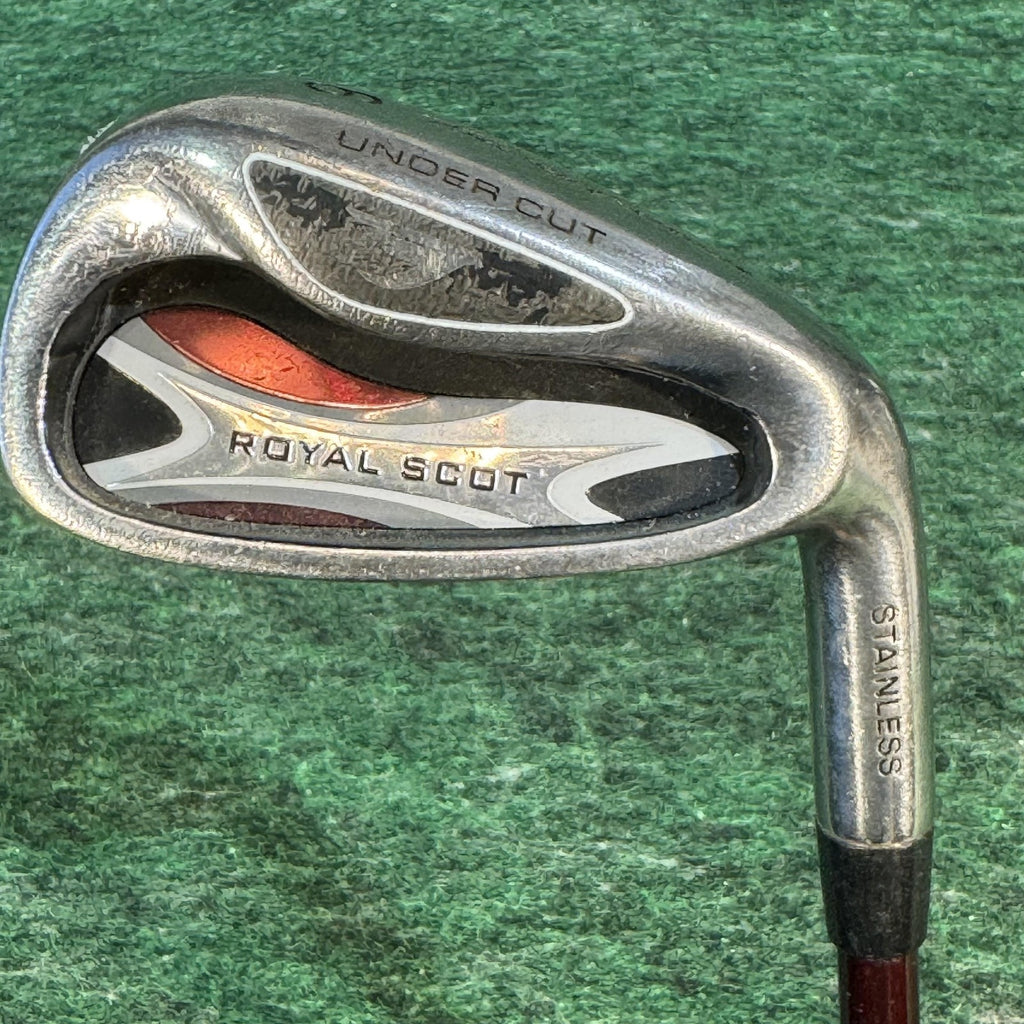 Tommy Armour Royal Scot Undercut 9 Iron Mens RH Stiff Graphite Silver Golf Club