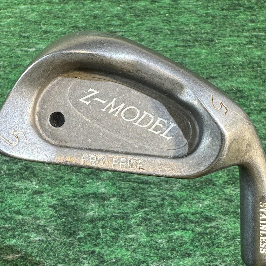 Vintage Z-Model Pro Pride Stainless Steel Irons Set 3-9 10 Mens Right Golf Clubs