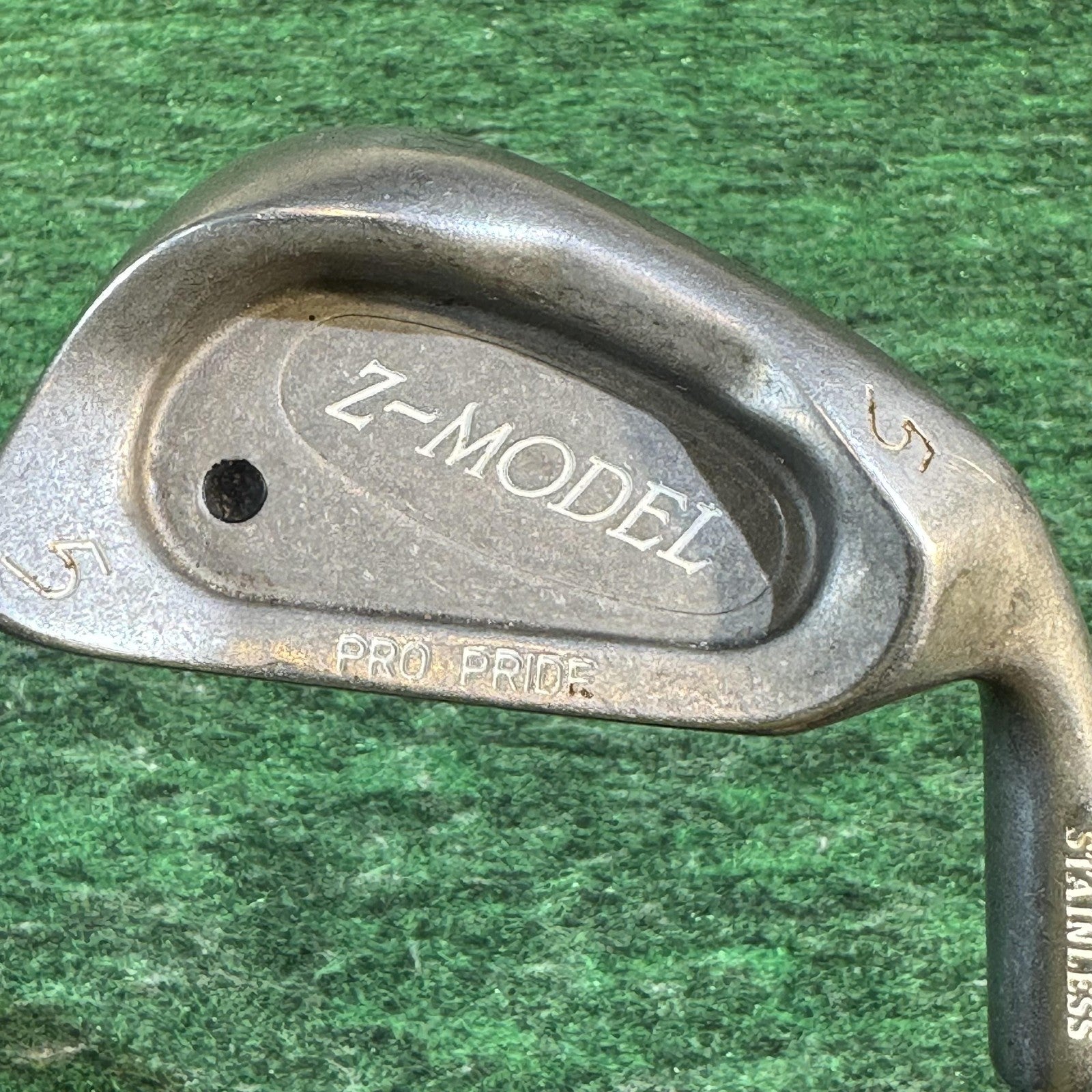 Vintage Z-Model Pro Pride Stainless Steel Irons Set 3-9 10 Mens Right Golf Clubs