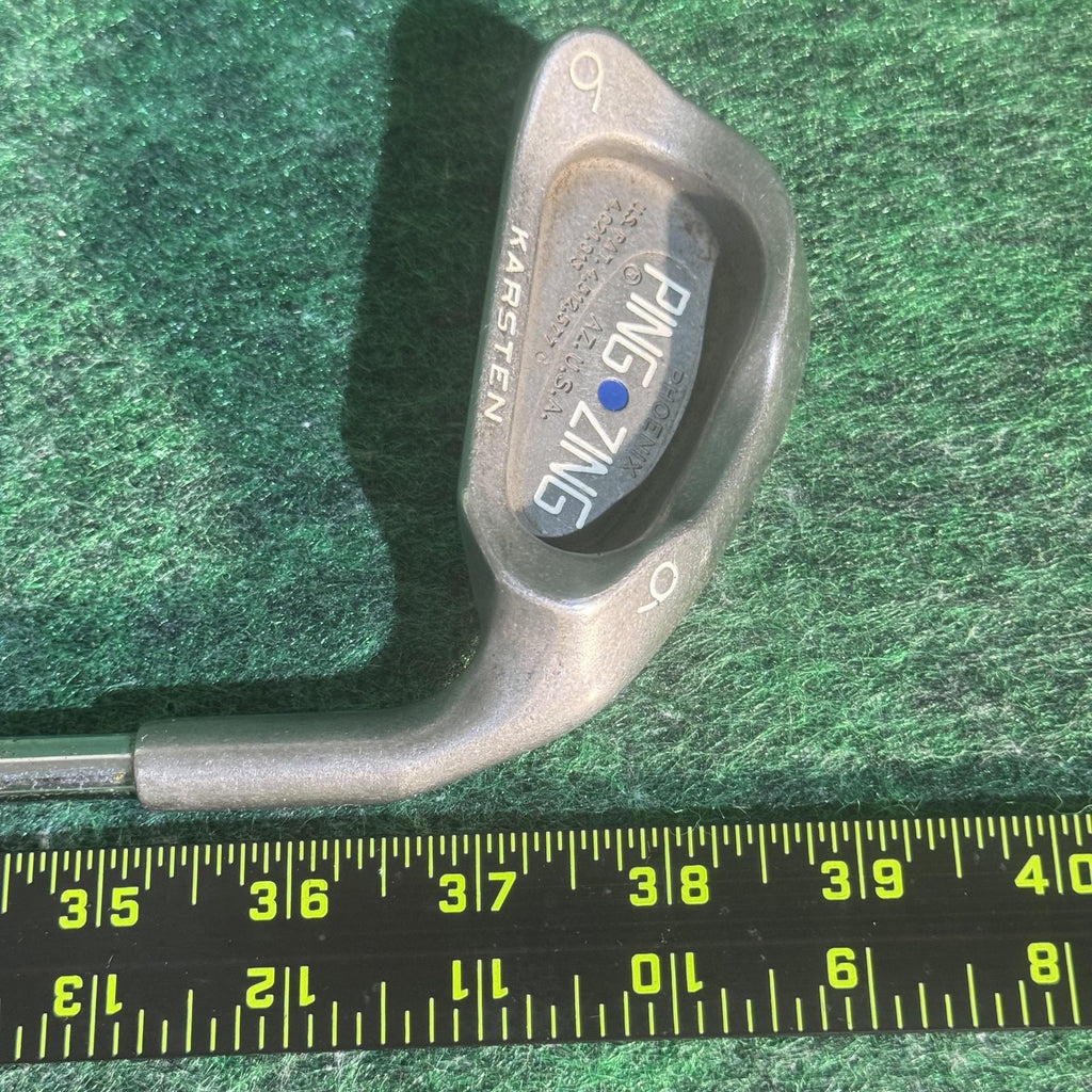 Vintage Ping Zing Karsten 6 Iron Blue Dot KT-M Steel Shaft Golf Club Right Hand