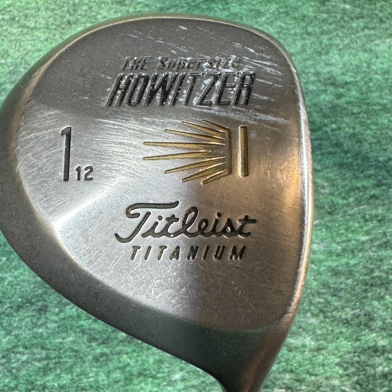 Vintage Titleist Titanium Howitzer 1 Driver 12° The Fuse Graphite Shaft Golf