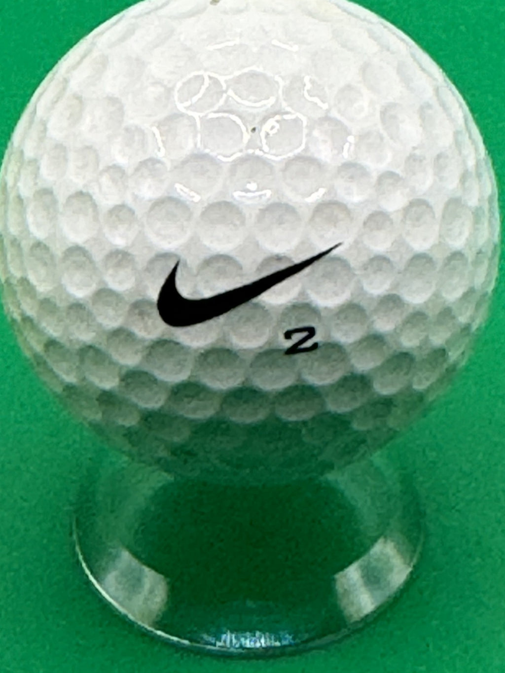 Nike TA2 SPN Golf Ball Progress Energy Logo Collectible White 2 Piece Vintage