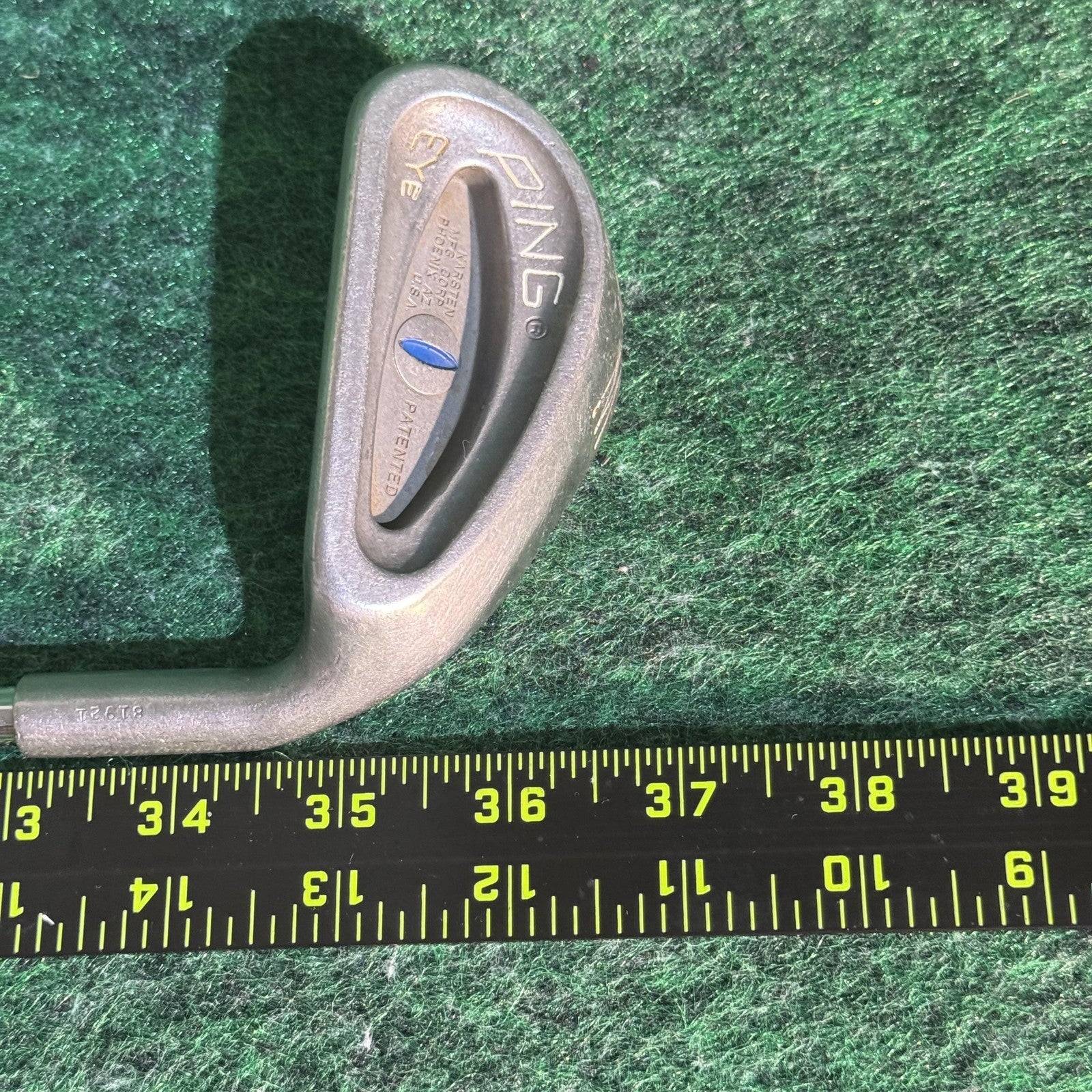 Vintage Ping Eye Wedge Right Hand Blue Dot Karsten Golf Iron Club Ping Grip USA