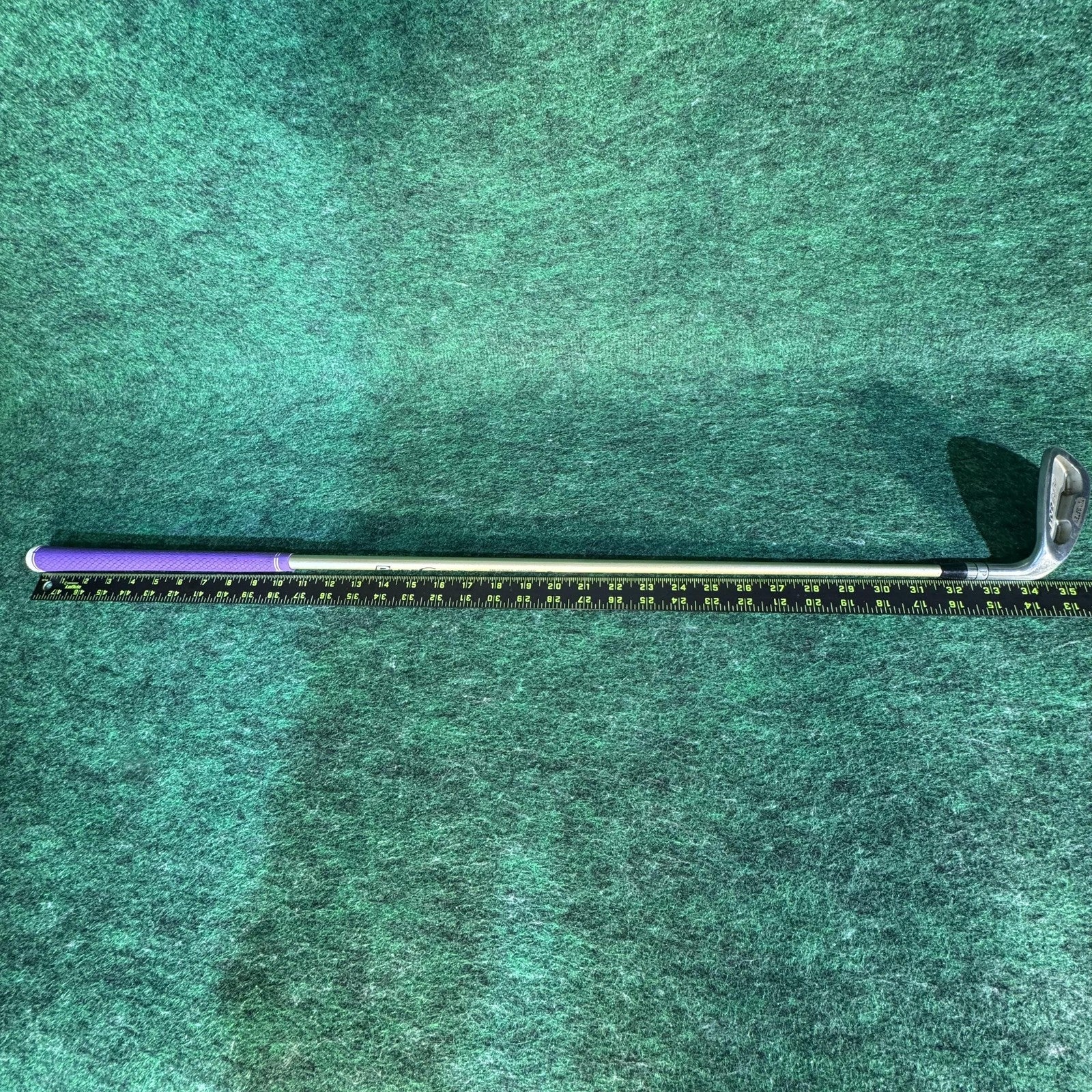 Pure Golf Steel Oversize Tungsten Pitching Wedge 431 Steel L Flex Apache Shaft