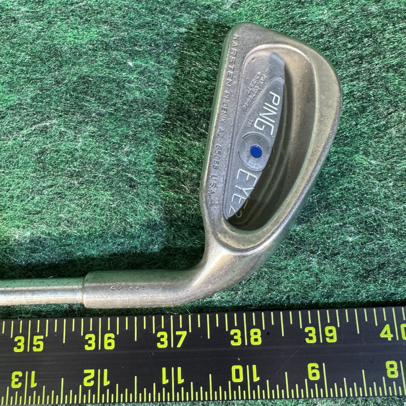Vintage Ping Eye 2 5 Iron Blue Dot Right Handed Karsten Steel USA Golf Club