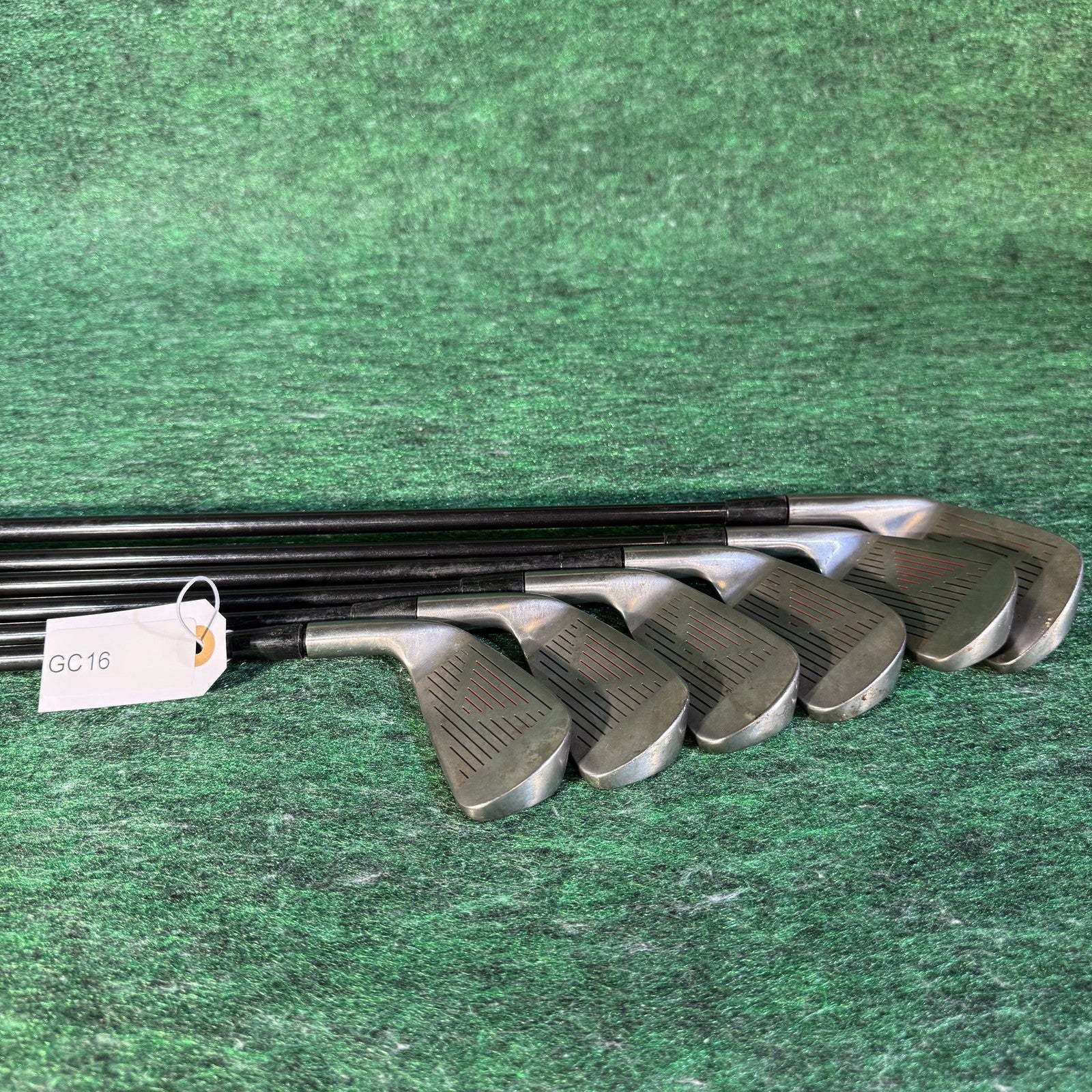 Tour Sonic Golf Iron Set 3,4,5,6,8,P Stainless Steel Graphite Shafts Medium Firm