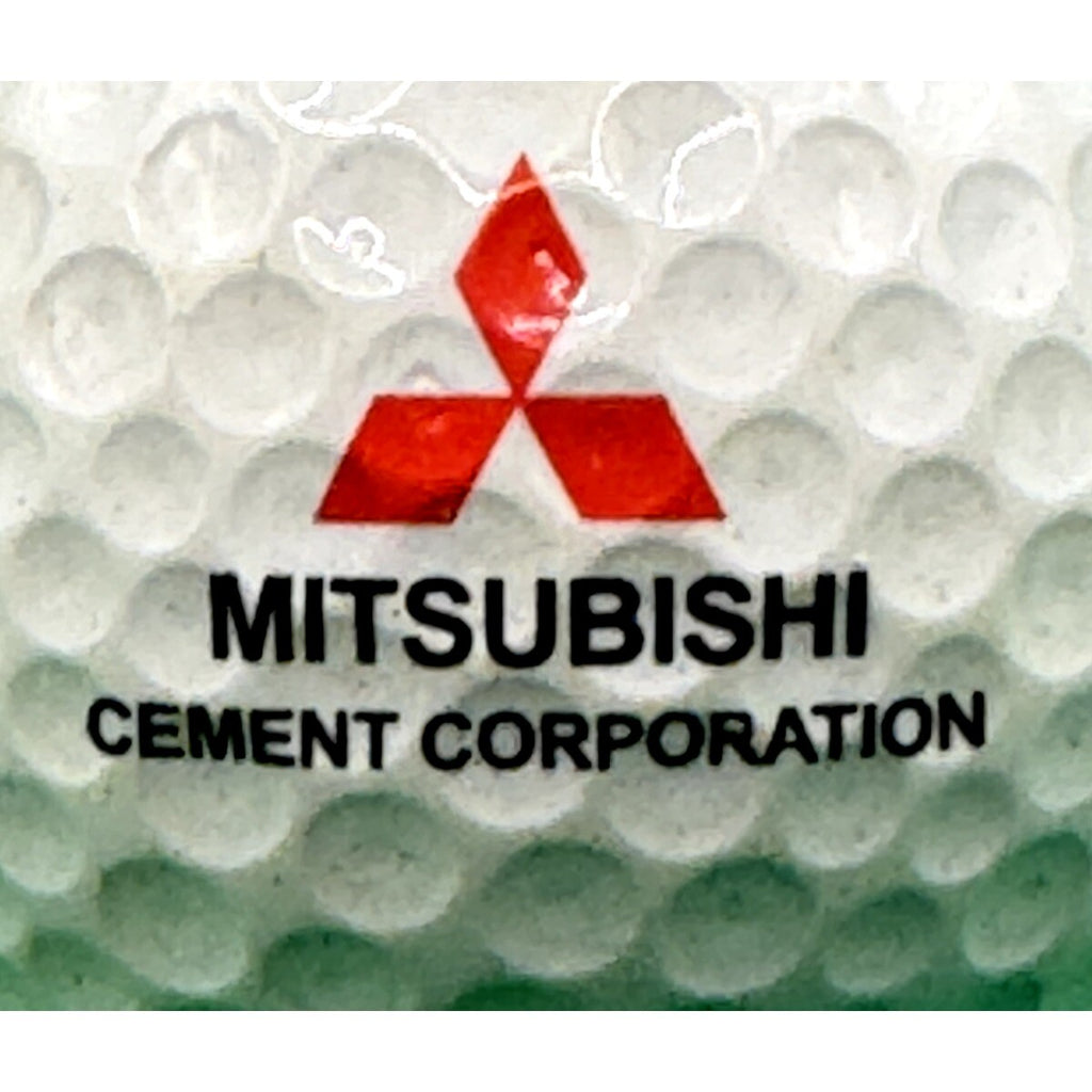 Mitsubishi Cement Corporation Logo Golf Ball Used