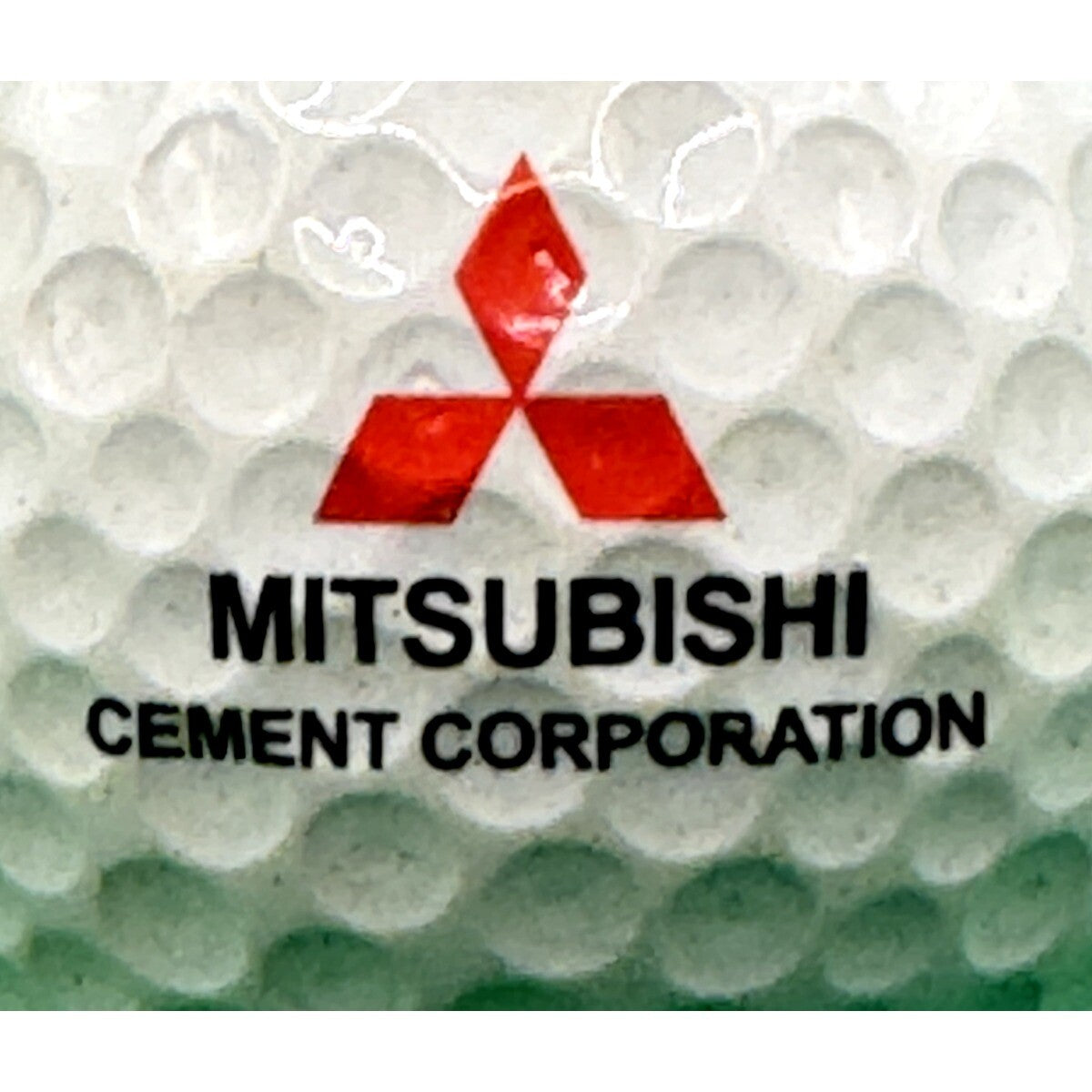 Mitsubishi Cement Corporation Logo Golf Ball Used