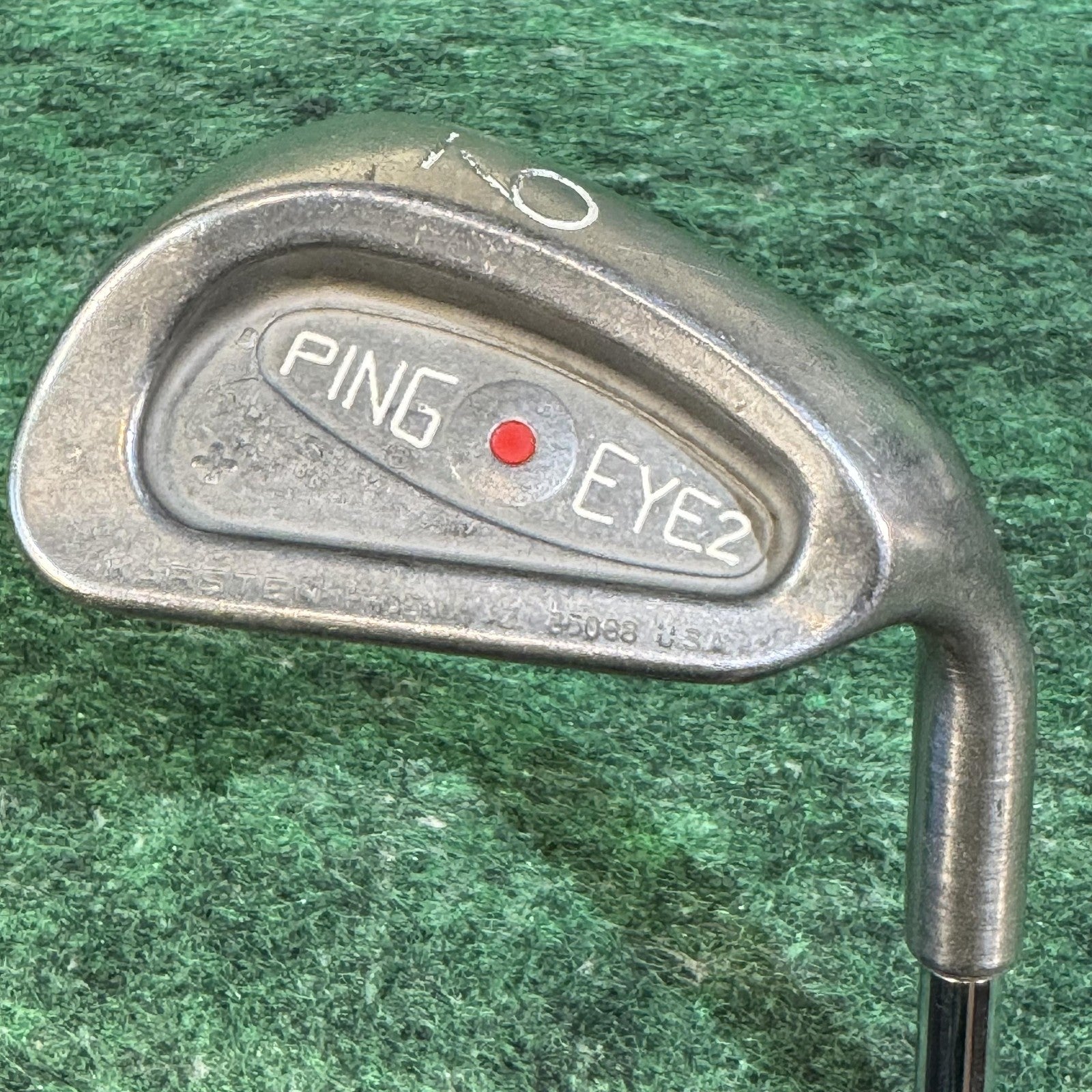Vintage Ping Eye2 Red Dot 9 Iron Golf Club True Temper Dynalite Steel Shaft