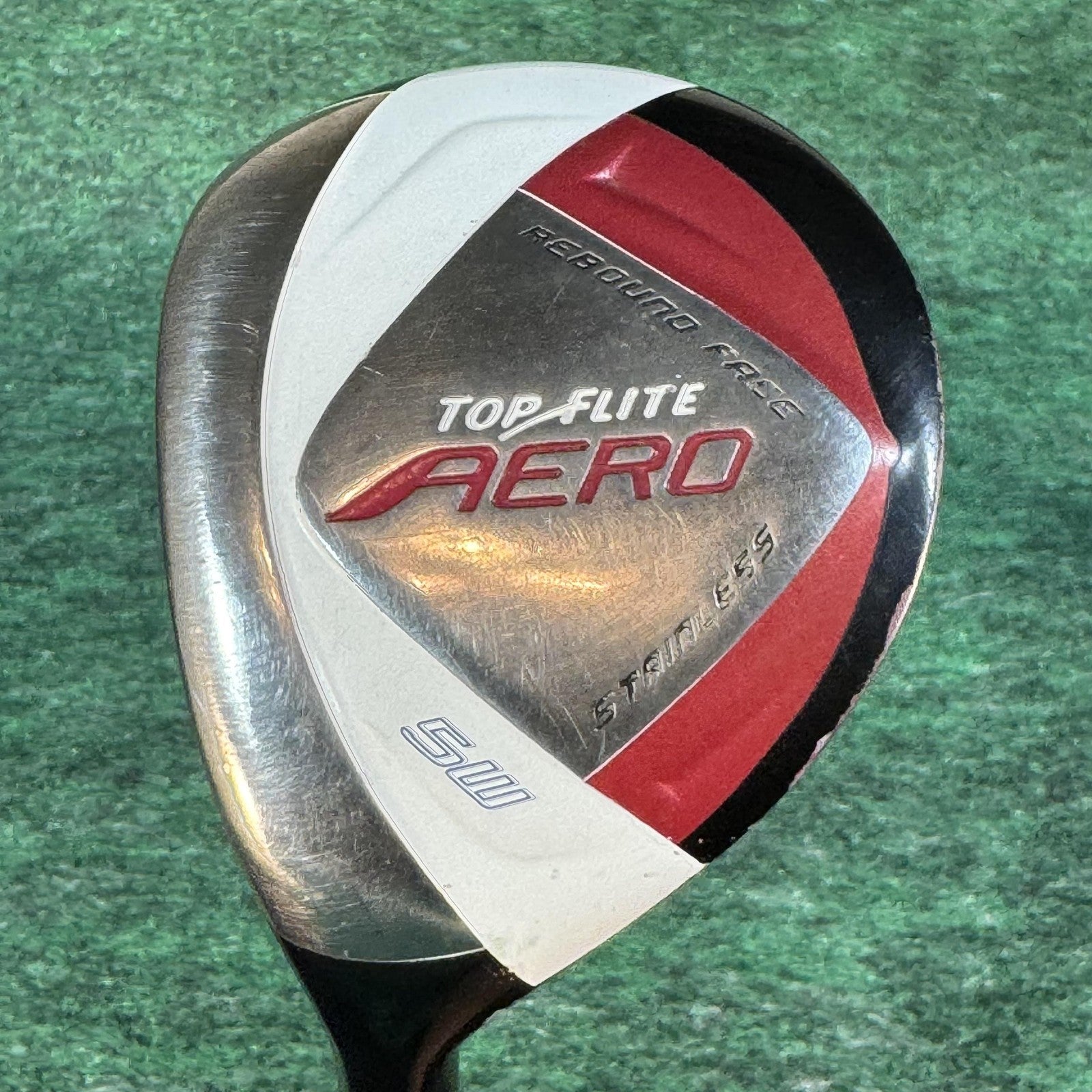 Top-Flite Aero 5 Wood Fairway Left Hand Stiff Flex Blue Shaft Rebound Face