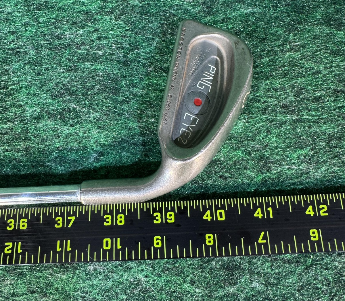 Vintage Ping Eye 2, 2 Iron Club Karsten Phoenix USA ZZ Lite Shaft RH Golf