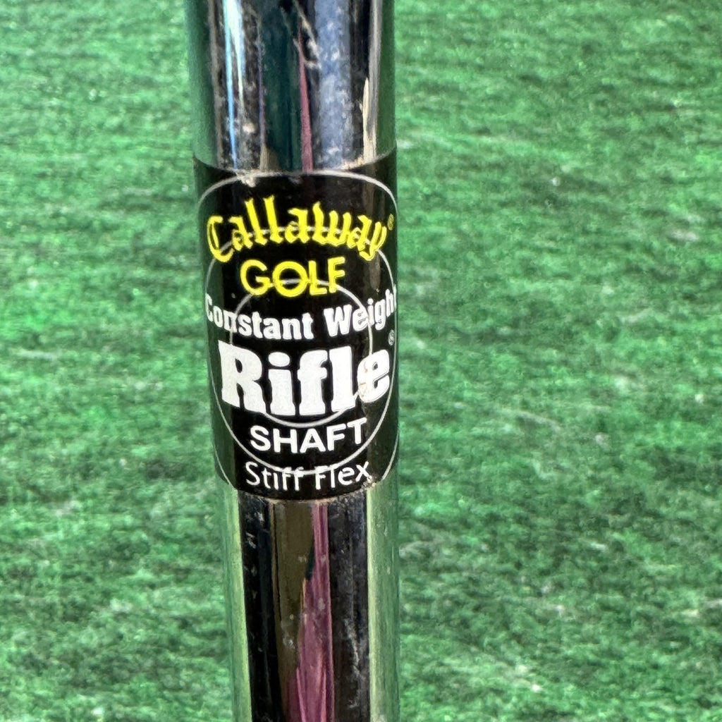 Callaway Steelhead X14 8 Iron RH Stiff Rifle Shaft Big Bertha Grip