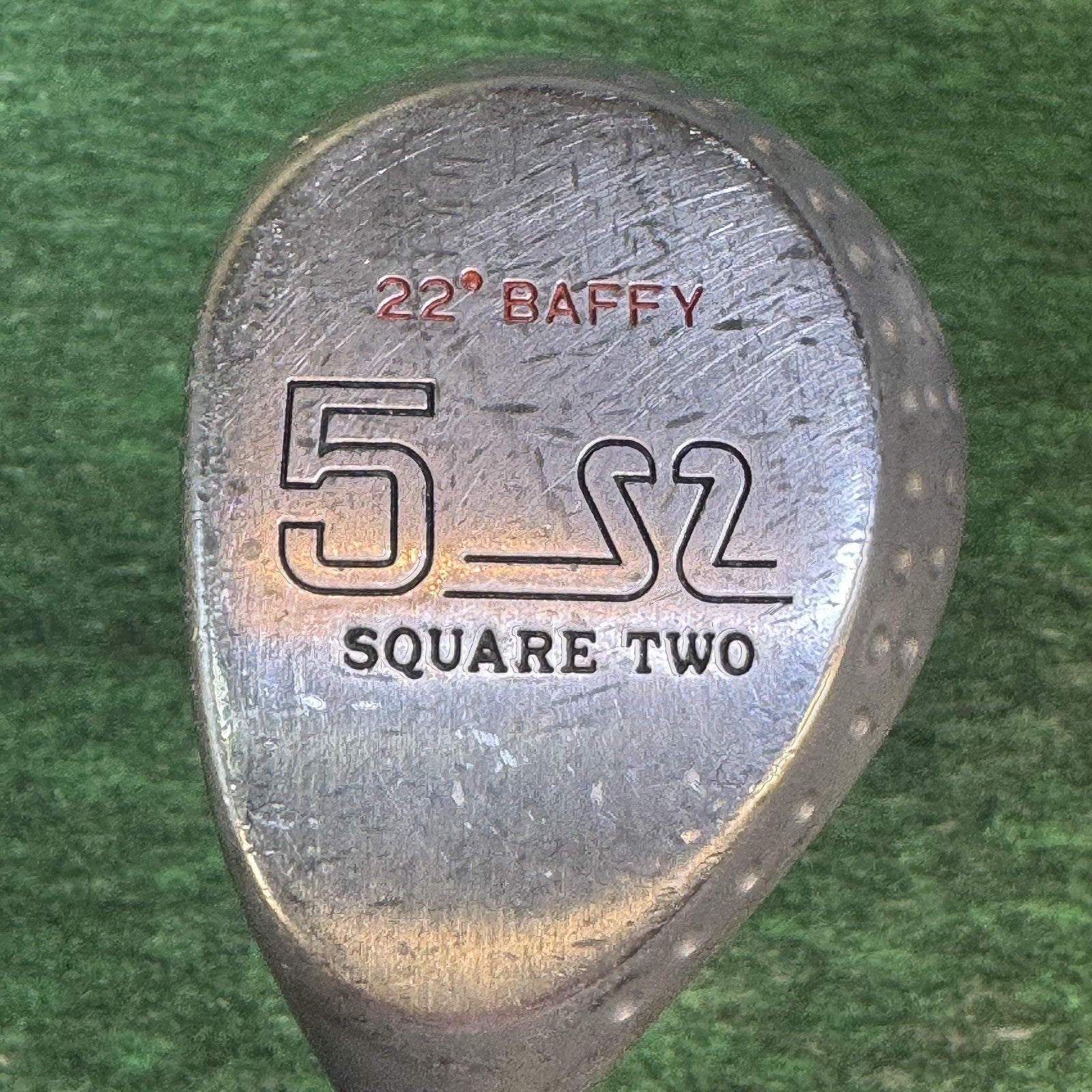 Square Two 5 S2 Baffy 5 Wood 22° Mens LH Regular Steel Fairway Golf Club Silver