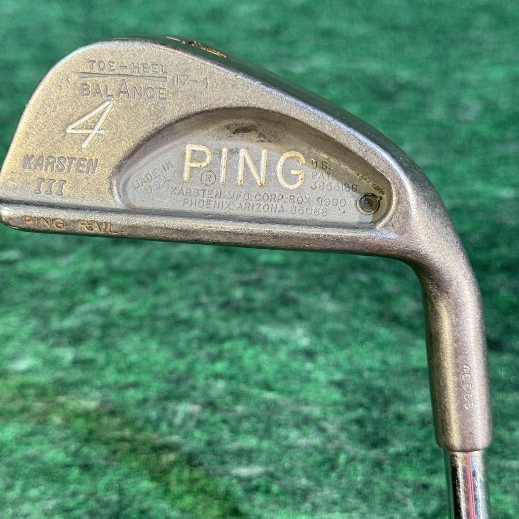 Vintage Ping Karsten III 4 Iron ZZ Lite Steel Shaft Right Hand Made in USA Golf