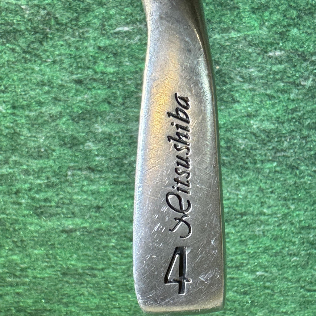 Vintage Mitsushiba Shadow Iron Golf Club Set 3-9, P Steel Shaft Mixed Grips