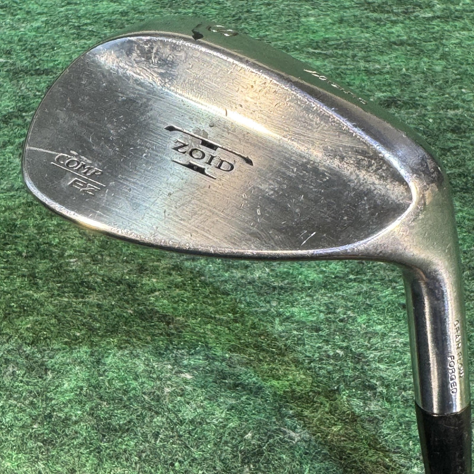Vintage Mizuno Zoid Comp EZ Sand Wedge Golf Right Hand Steel S300 Gold Shaft