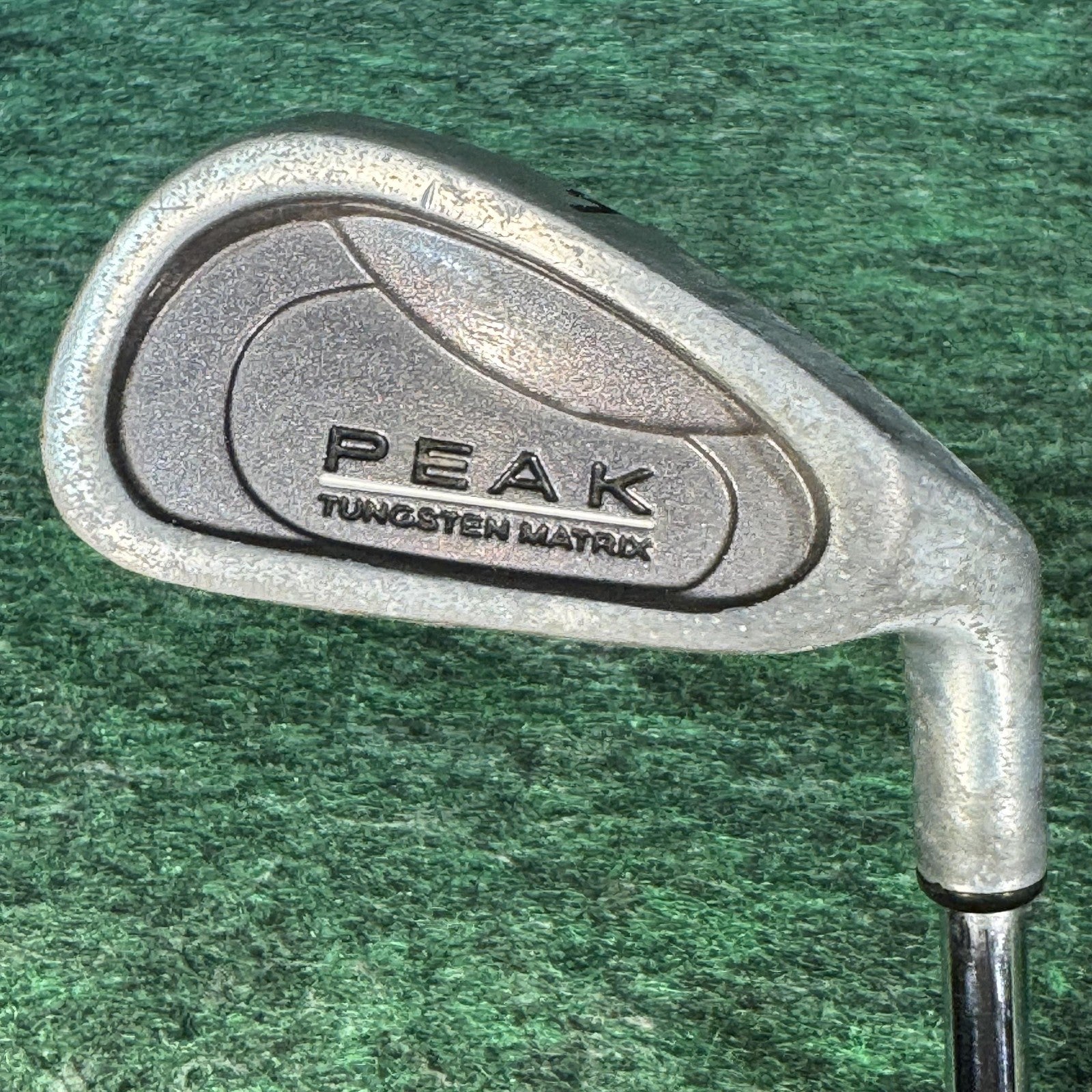 Peak Tungsten Matrix 7 Iron Mens RH Steel Shaft Stainless Silver Golf Club