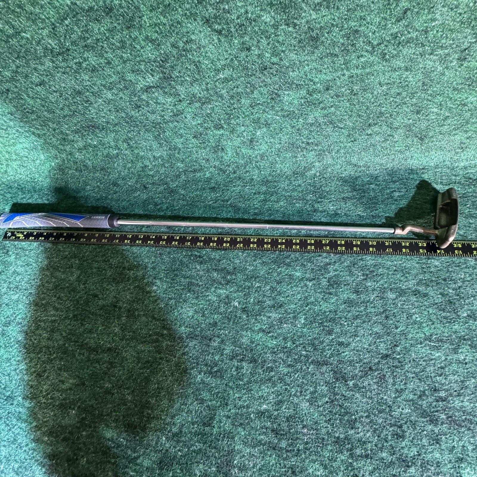 Vintage Ping Anser Blade Putter 34.5 In Mens RH Karsten USA Steel Silver