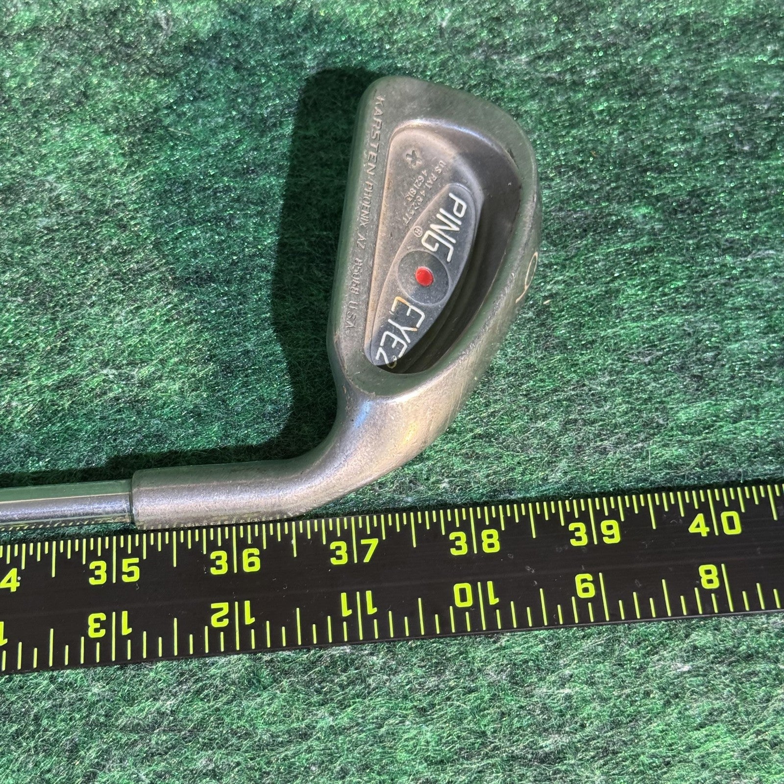 Vintage Ping Eye 2 6 Iron Red Dot Right Hand Steel Shaft Karsten USA Golf Club