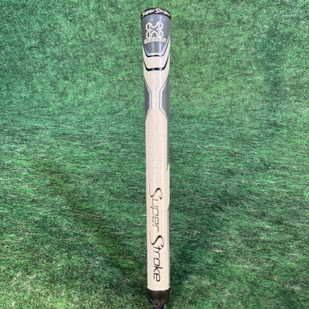 Odyssey White Steel #5 Mallet Putter Mens Golf Club SuperStroke Traxion Grip
