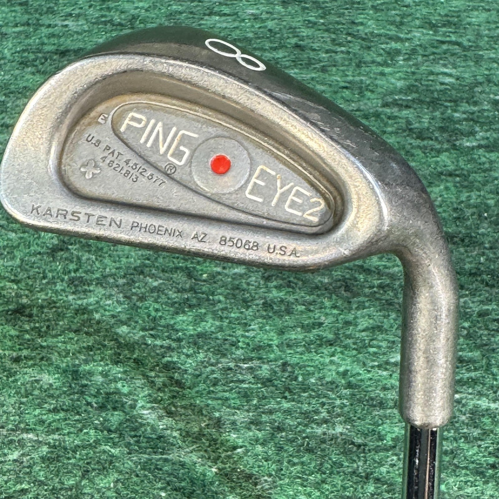 Vintage Ping Eye 2 Red Dot 8 Iron Right Hand ZZ Lite Steel Golf Club USA