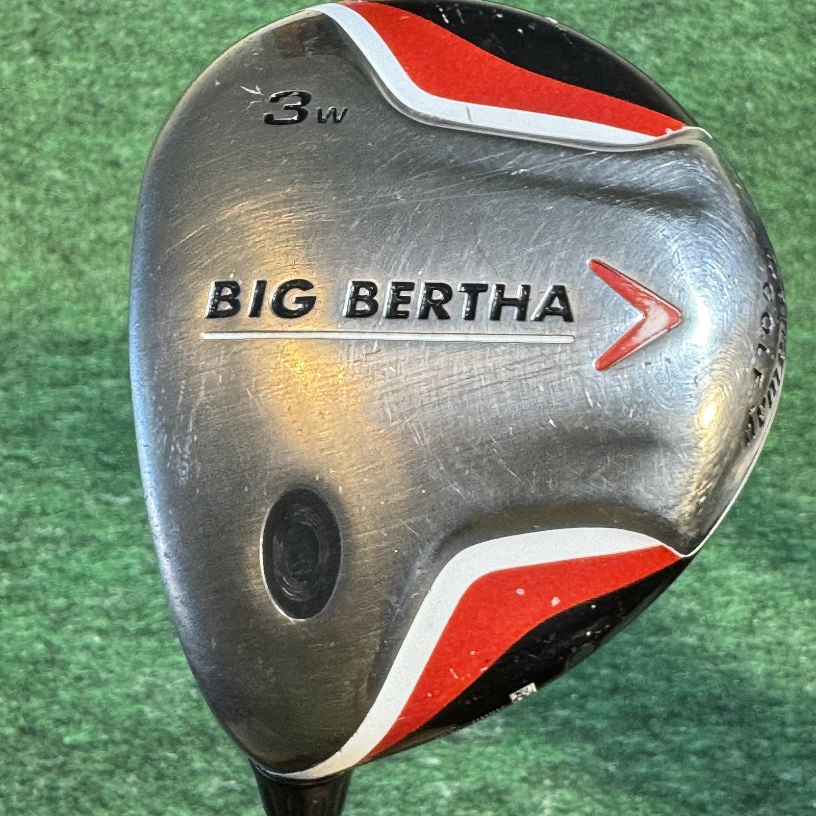 Callaway Big Bertha 3 Wood Stiff Shaft 70g Mid Low Torque Golf Pride Grip LH