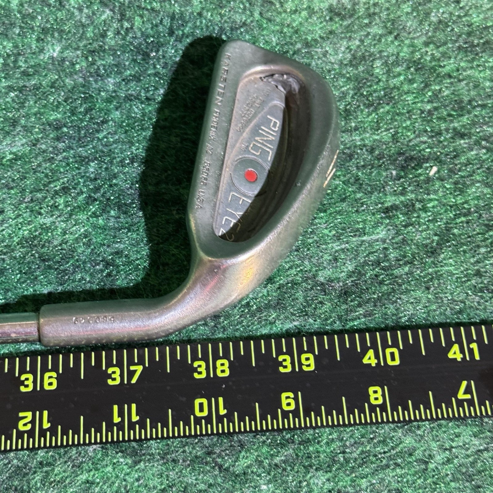 Vintage Ping Eye 2 Red Dot 4 Iron Steel Shaft Karsten USA Made Golf Club