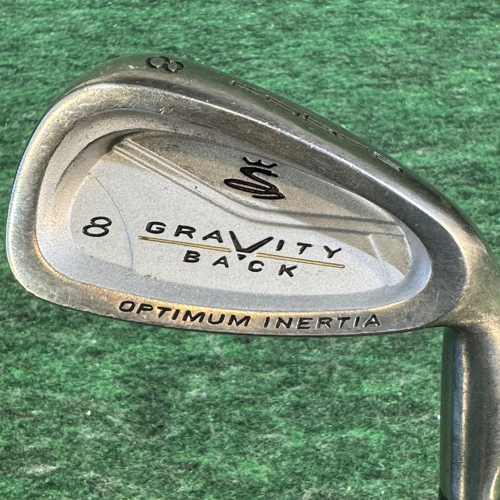 Vintage Cobra Gravity Back Optimum Inertia Irons 3-9 + 56° Sand Wedge Graphite