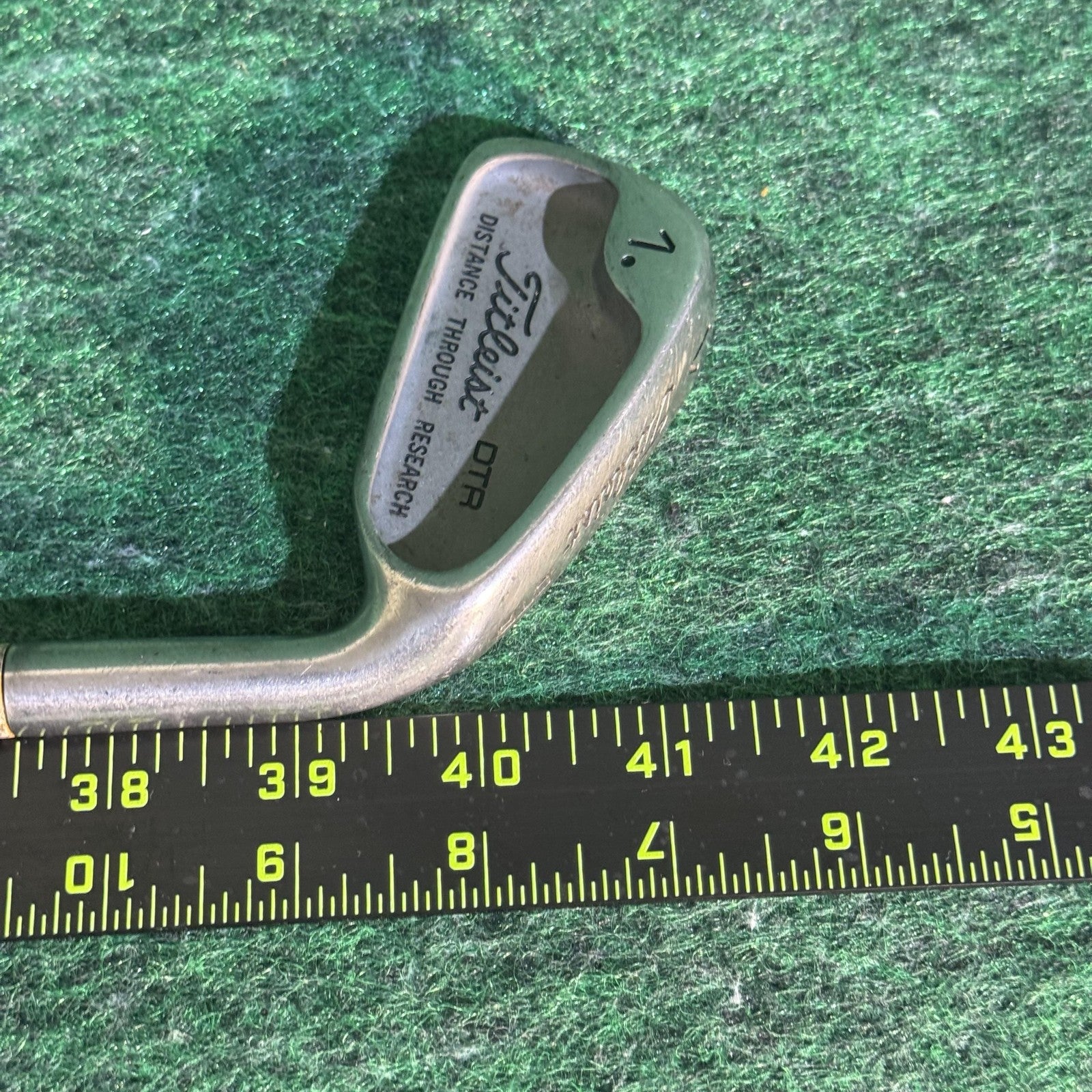 Vintage Titleist DTR 1 Iron Mens RH True Temper Steel Silver Distance Research