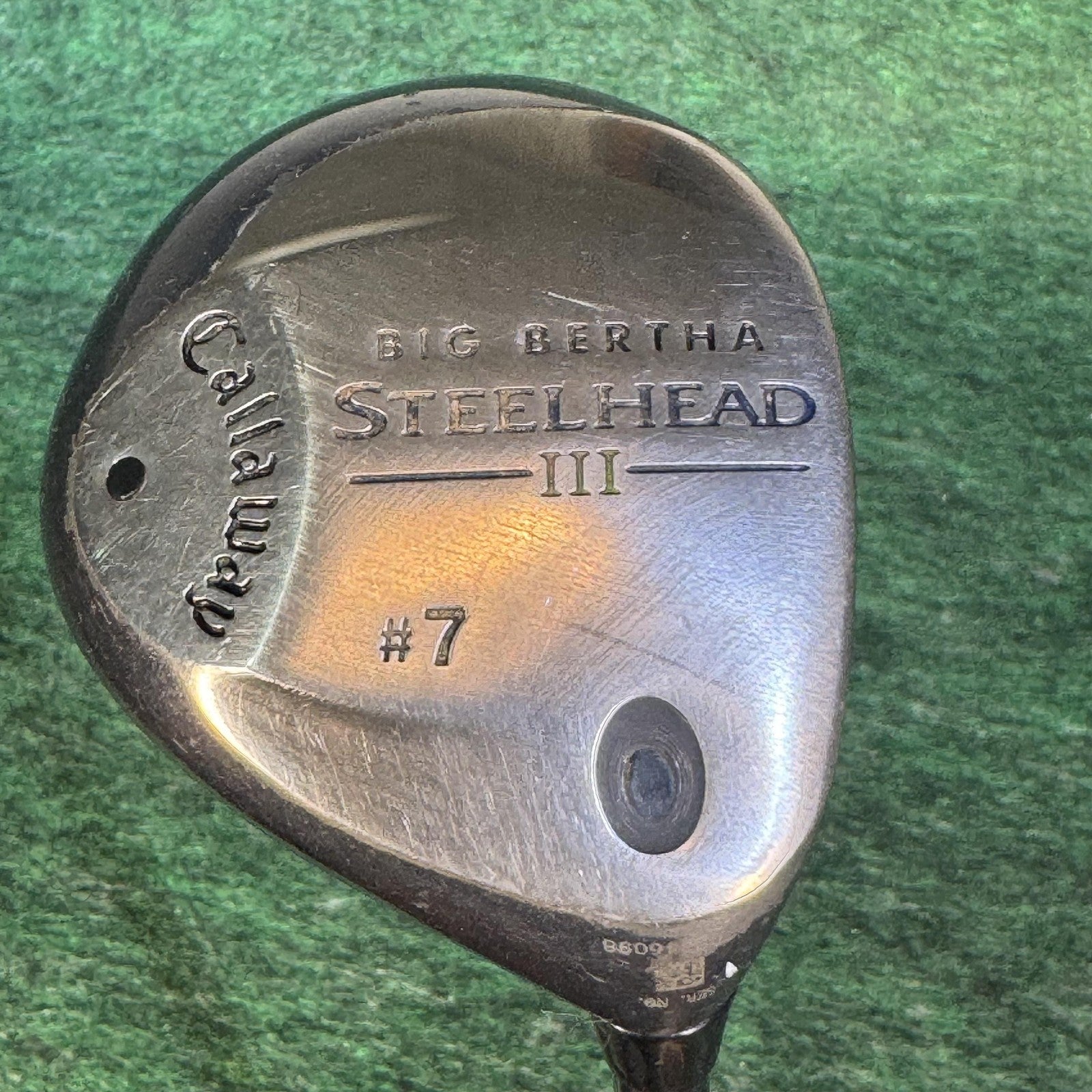 Vintage Callaway Big Bertha Steelhead III 7 Wood 21° RH System III Graphite Club