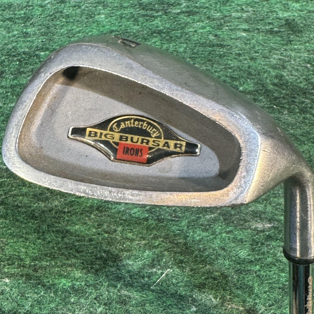 Vintage Canterbury Big Bursar Pitching Wedge Iron Right Handed Steel Club