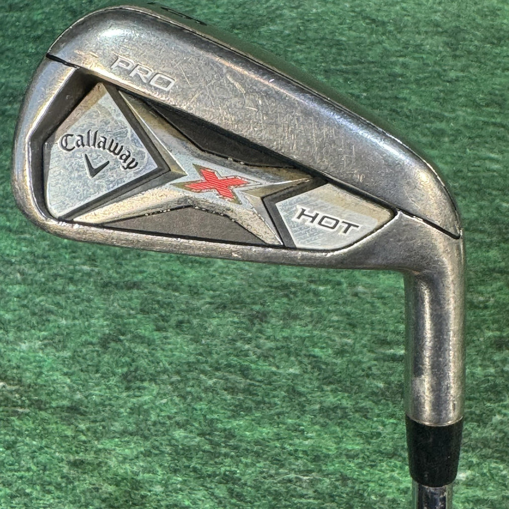 Callaway X Hot Pro Iron Set 5-9 Mens Right Speed Step 85 Golf Pride Clubs