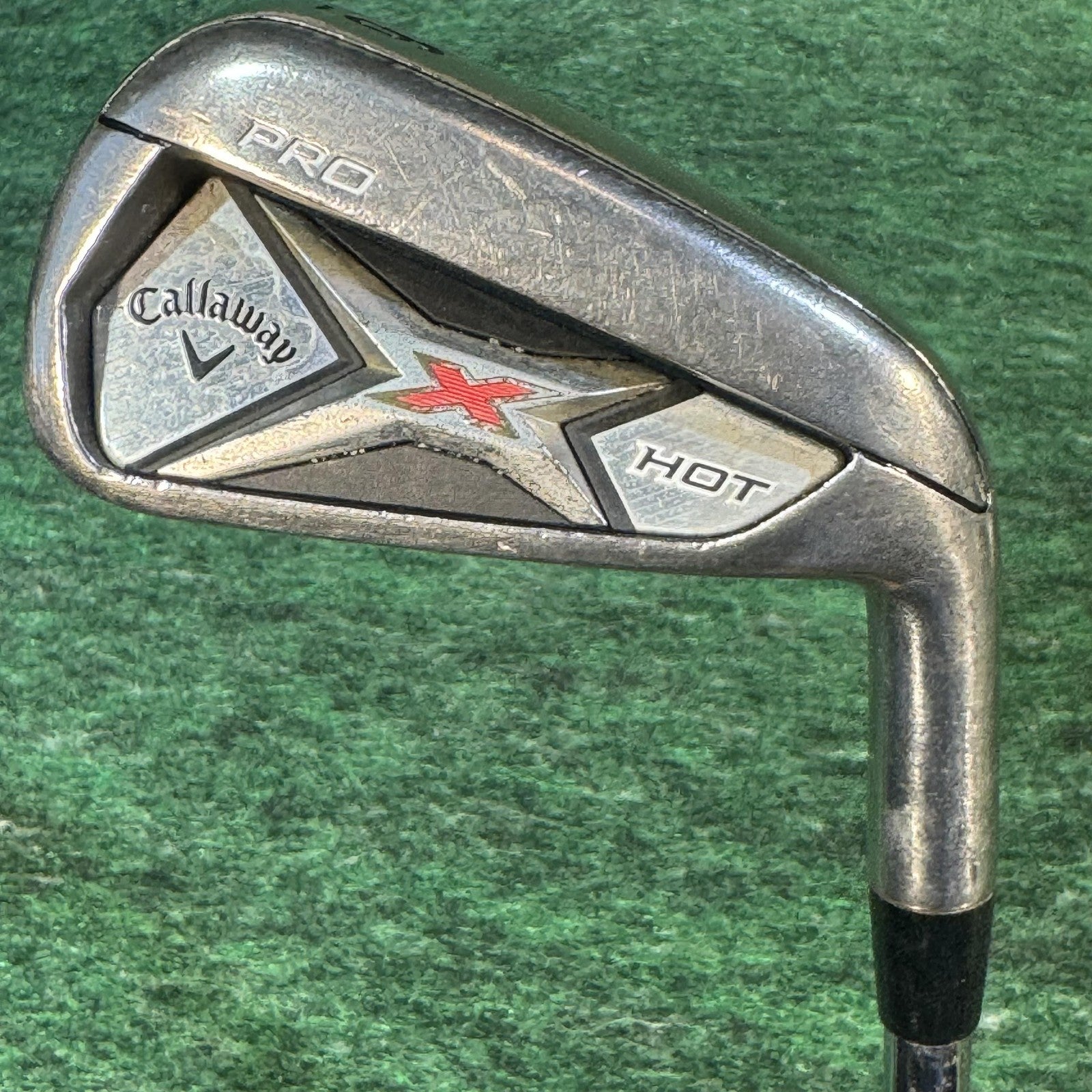 Callaway X Hot Pro Iron Set 5-9 Mens Right Speed Step 85 Golf Pride Clubs