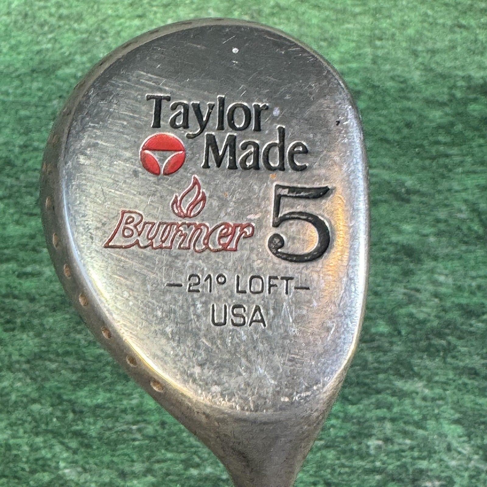 Vintage TaylorMade Burner 5 Wood Tour Preferred 21° Golf Club USA Mens Steel