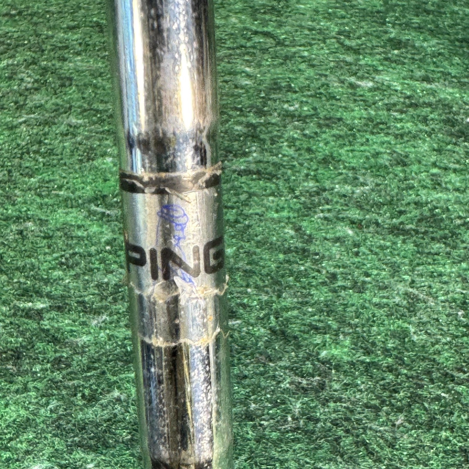 Vintage Ping Karsten II 5 Iron Blue Golf Club USA Toe Heel Balance Steel Shaft