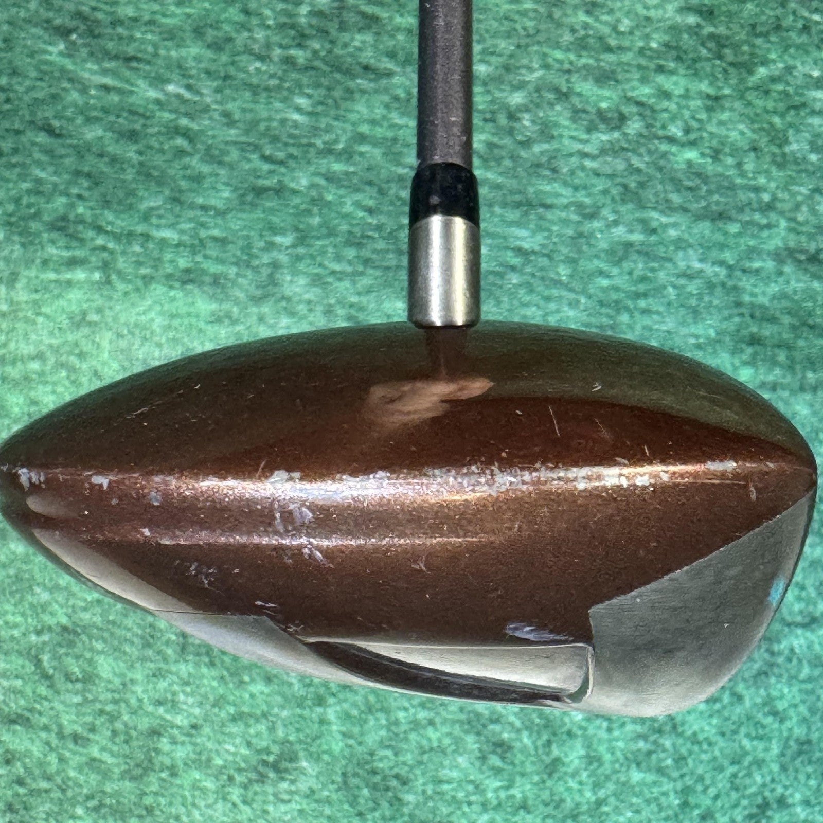 Vintage TaylorMade Ti Bubble 2 Driver 9.5° Mens RH Bubble Shaft Brown Titanium