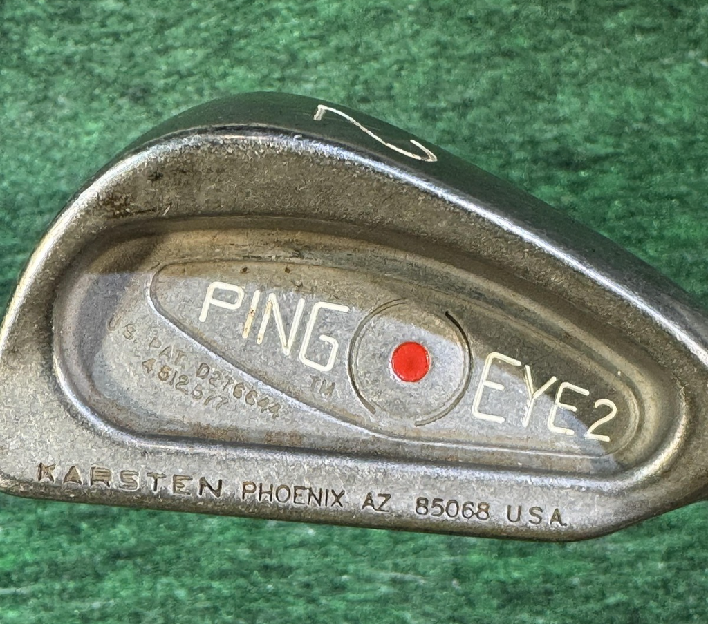 Vintage Ping Eye 2, 2 Iron Club Karsten Phoenix USA ZZ Lite Shaft RH Golf