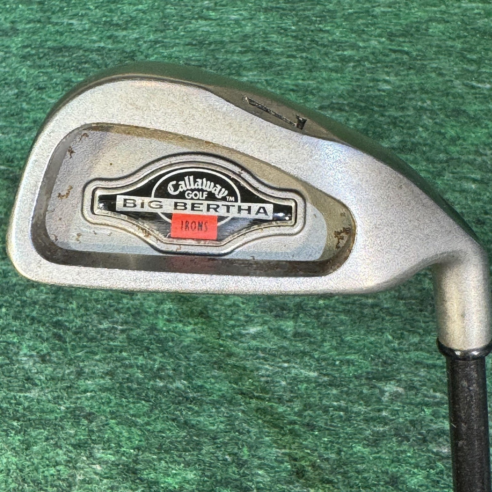 Callaway Big Bertha 7 Iron Mens RH Senior RCH 96 Light Black Graphite Golf Club