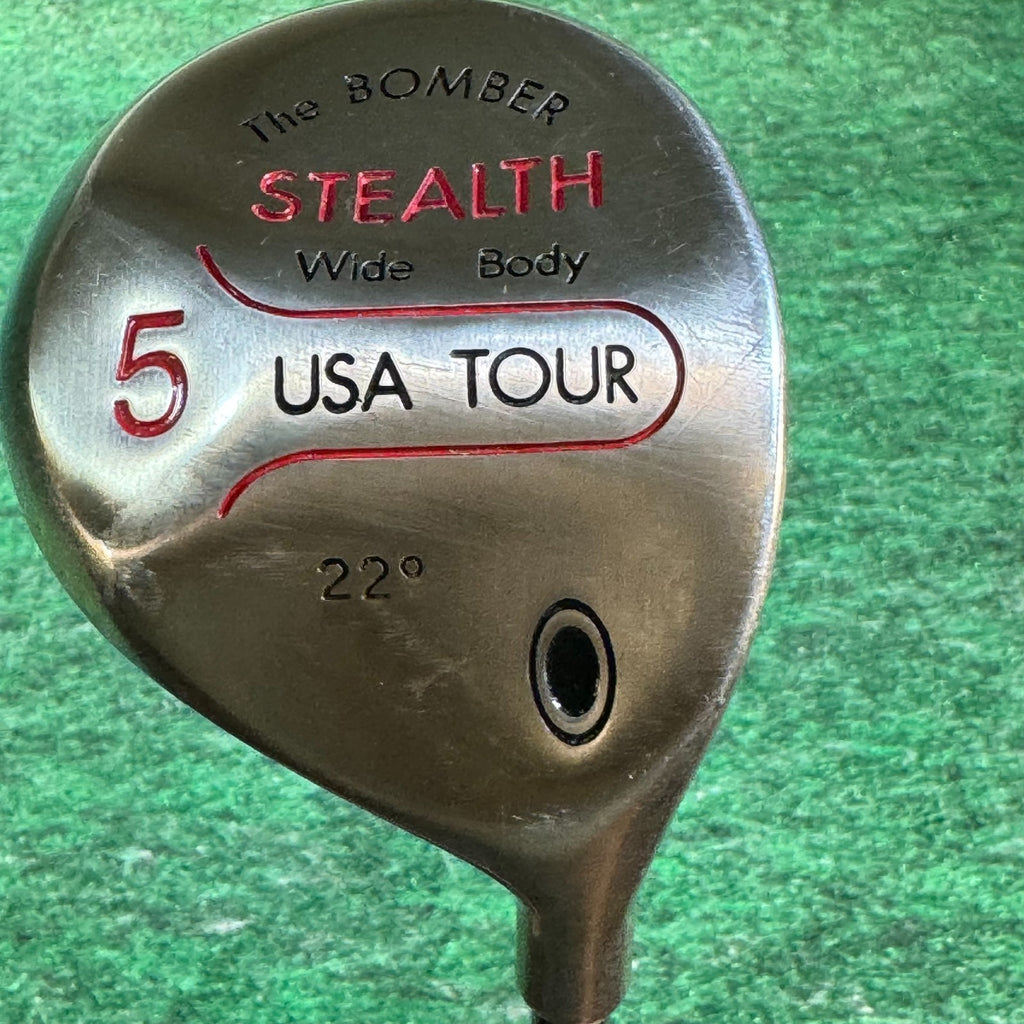Vintage Stealth III Bomber Golf Club Set Driver 1 9.5° 250CC 5 22° 7 Graphite