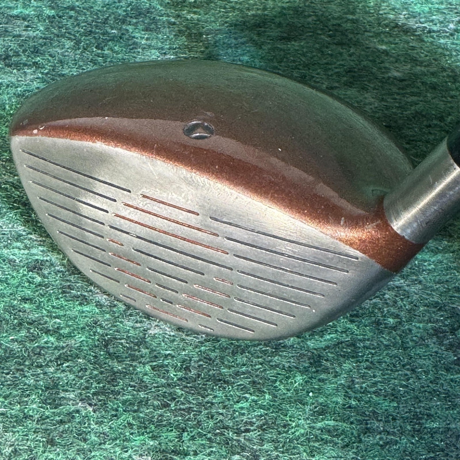 Vintage TaylorMade Ti Bubble 2 Driver 9.5° Mens RH Bubble Shaft Brown Titanium
