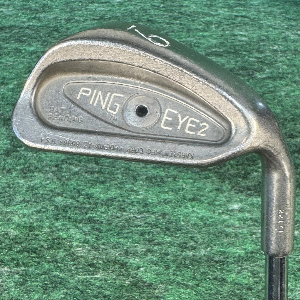 Vintage Ping Eye 2 Iron Set 3-W Mens Right Hand Steel Shaft Golf Clubs USA