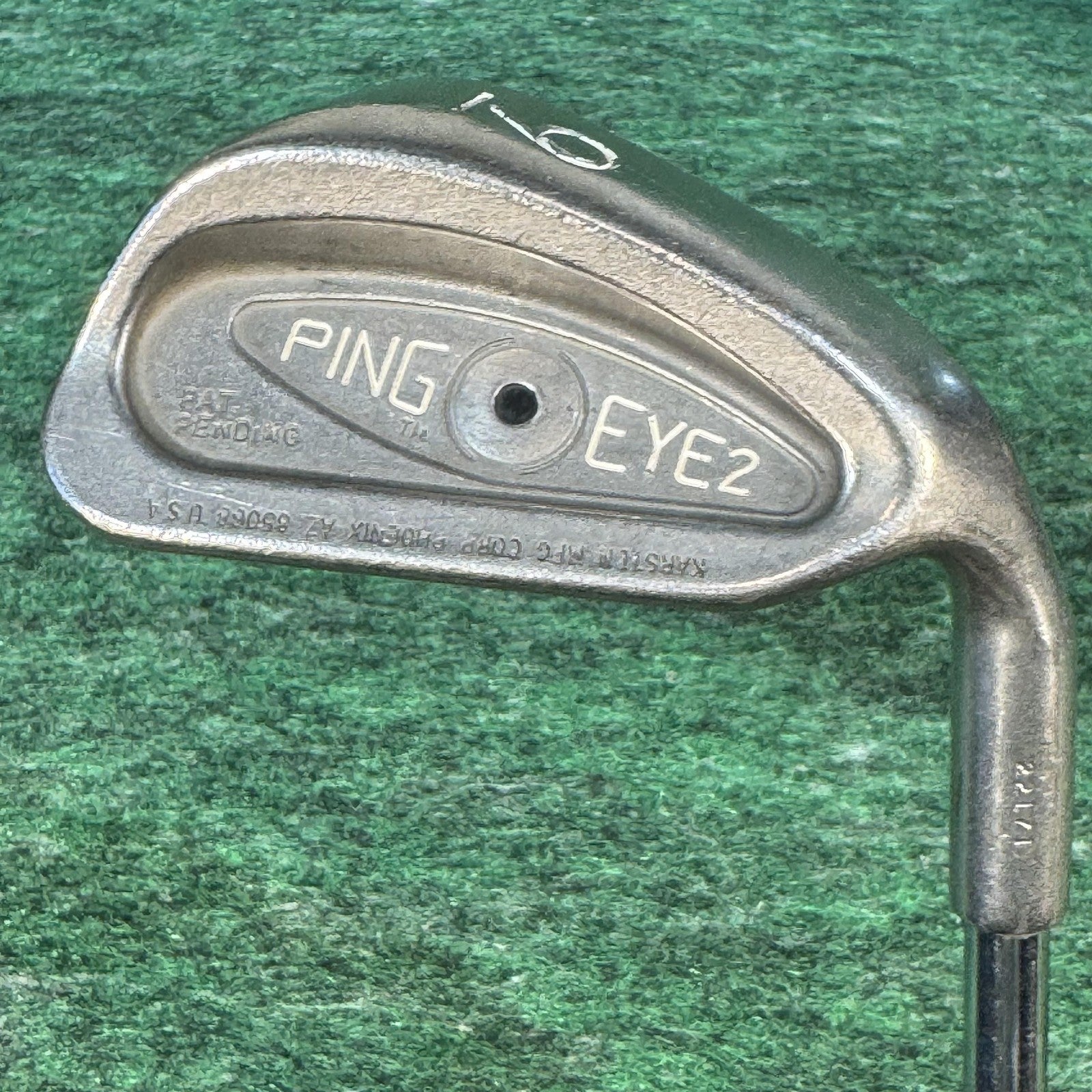 Vintage Ping Eye 2 Iron Set 3-W Mens Right Hand Steel Shaft Golf Clubs USA